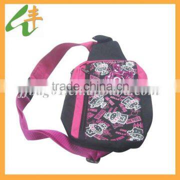 2014 600D polyester cartoon printing sport waist bag