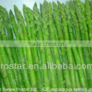 IQF green asparagus tip and spear