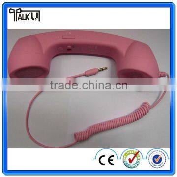 High quality Retro Mobile Phone Handset, Universal retro plastic telephone handset