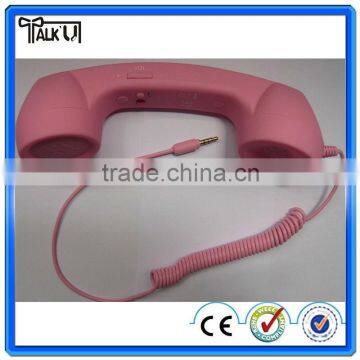 High Quality Retro Mobile Phone Handset, Universal Retro Plastic Telephone Handset