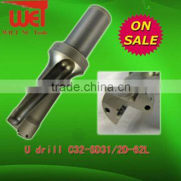 2x Diameter Indexable Insert Drill(C32-SD31/2D-62L)