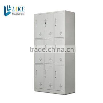 Factory direct sale 9 door Metal office furniture steel cupboard for sale