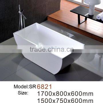 Soaking indoor portable hot acrylic bathtub (WMD-SR6821)