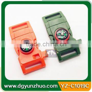 Plastic whistle buckle for backpack, plastic bag buckles