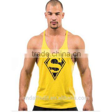 Custom Mens Outdoor Sport Loose Printed Tank Top