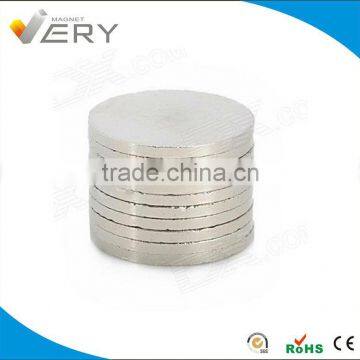 square strong rare earth sintered ndfeb disc magnet