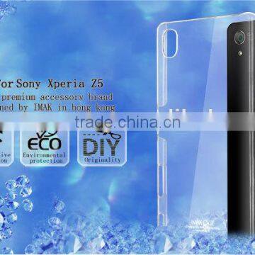 High quality transparent Crystal phone case for Sony xperia z5