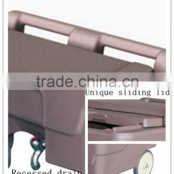 110L Rotational Molding SlidingLid Ice Caddy Approved by FDA,CE,ISO photo-3