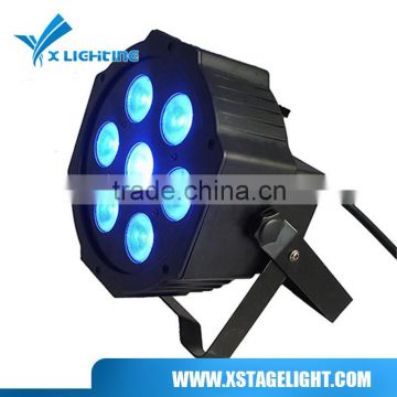 7x10W 4 in1 rgbw flat LED Par Light 7*10W