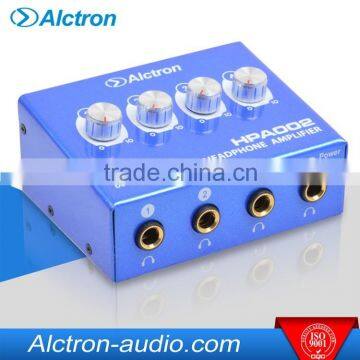 Alctron HPA002 4 Channe Mini Headphone Amplifier, Pro Headphone Amp