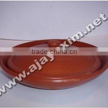 Terracotta Oval Baker With Lid