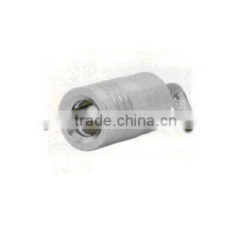 SMB female right angle crimp connector for RG178 coaxial cable