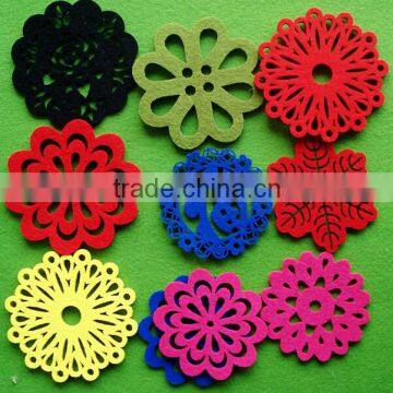 Laser Cut Felt Coaster With Diamter 15cm