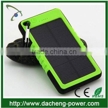 5000mAh waterproof solar mobile phone charger solar battery charger for phone                        
                                                Quality Choice