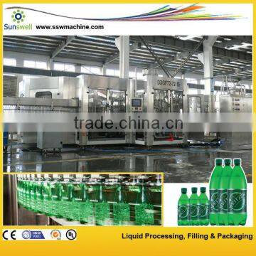 glass bottle carbonated drink production line