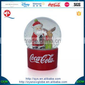 Xmas Snow Globe Glass for Coca-Cola