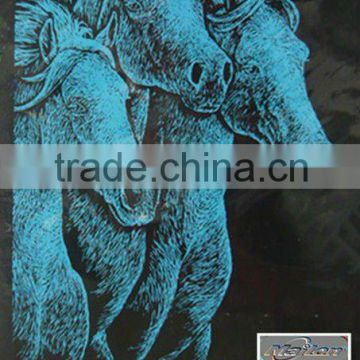 Animal Design Engraving art/Engraving card//foil card