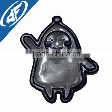 cartoon pvc toys reflective safety key accessories