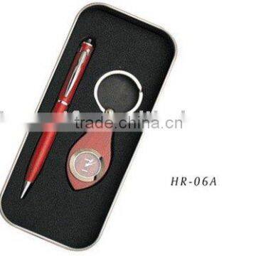 Promotion Gift pen set with key ring