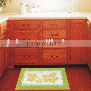 Kitchen anti-slip flooring mats, Printed Floor carpet