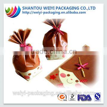 custom printed resealable plastic flexible cellophane gift bags