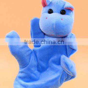 custom doll hand puppet / soft plush dog hand puppet / Animal Shaped Plush Hand Puppet