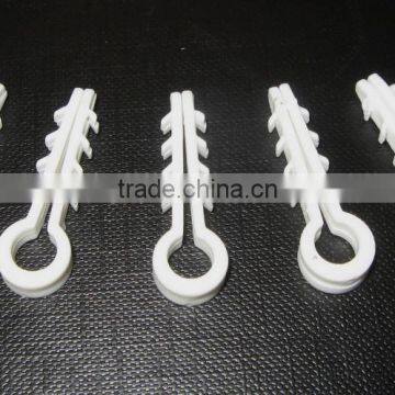 Plastic wall cable clip