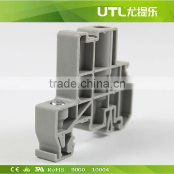 Accessories grey end clamps din rail terminal block