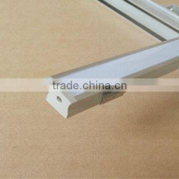 QS-A55 23x8mm Recessed Aluminum LED Profile With Flange Linear Housing photo-3