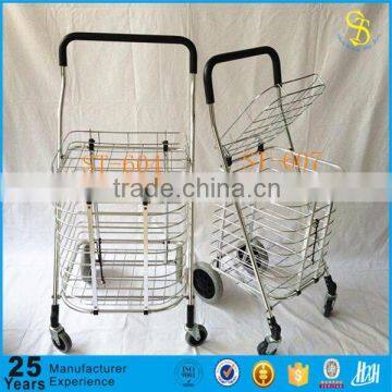 portable trolley shopping bags, mesh vegetable bags, kitchen vegetable trolley