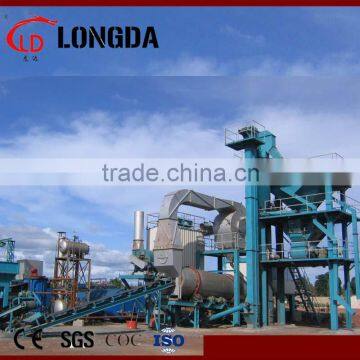 YLB1000 mobile asphalt batch mixing plant 80t/h, mobile drum mix plant