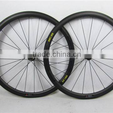 Farsports hot-sale wheels clincher carbon wheels 38mm* 25mm wide road carbon wheelset with FSE206 hub