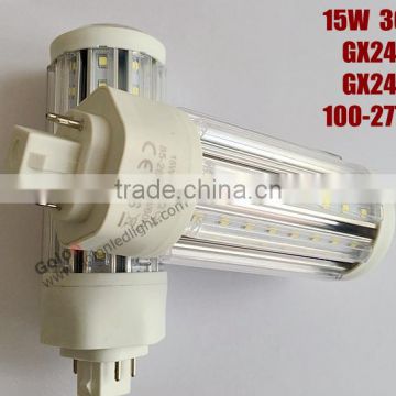 LED plt lamp 15W gx24q gx24d led pl-t g24q-3 osram cfl led pl replacement lamp 100-277V 3 yeas warranty 9W 11W 20W 30W