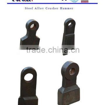 steel Alloy casted Crusher hammer head