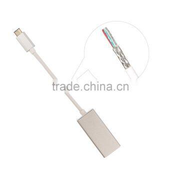 usb c type connector to mini DP female type-c adapter