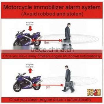 6~12v RFID remote control motorcycle security alarm engine immobilizer system safety product