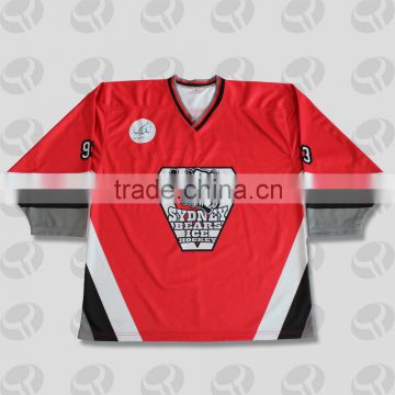 Latest Cheapest All Over Sublimation Team Set Ice Hockey Jersey