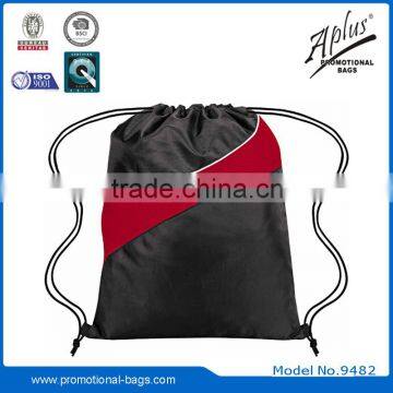 all colours 210D polyester hot sale drawstring bag for promotional