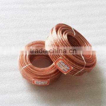 Good Quality for china supplier with Copper clad aluminum conductor transparent PVC insulation speaker wire speaker cables