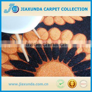 New Design Orange Colour 3D Tufted Carpets for Home Quality Choice