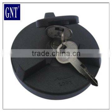 Excavator fuel tank cap