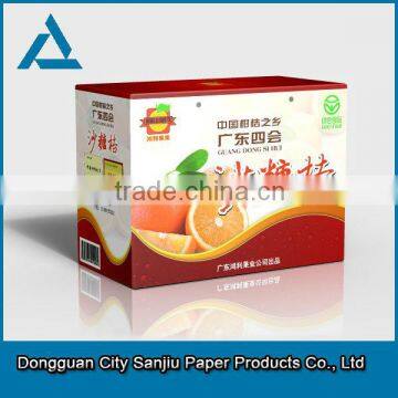 custom fruit carton box Paper fruit box For orange