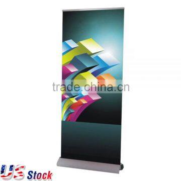 US Stock-High Quality Dismountable Base Roll Up Banner Stand (33" W x 95" H) (Stand Only)