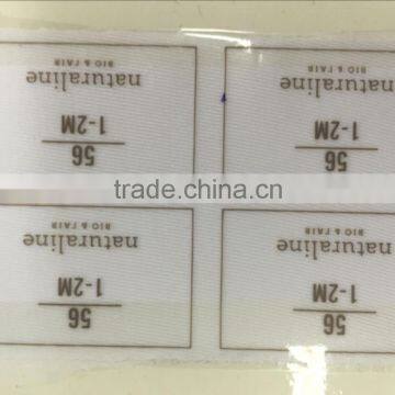 Iron on cheapest high quanlity clothes care label heat transfer papers on garment