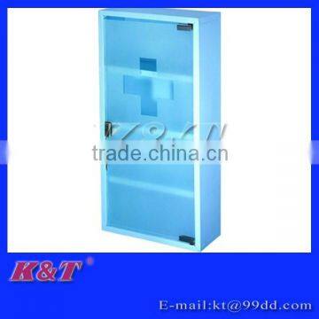 4 layers blue color simple stainless steel medical box