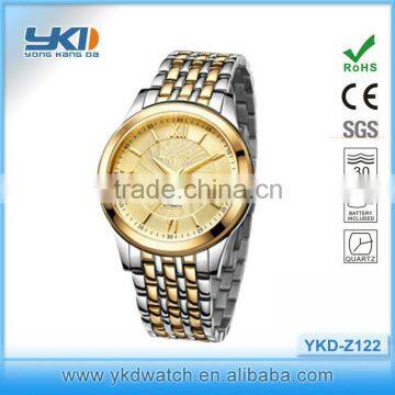 high grade all stainless steel for classic quartz watch