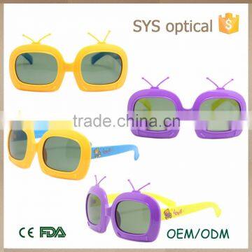 2016 New Model Goggle-box Shape Baby Sunglasses Funny Silicon Sunglasses photo-2