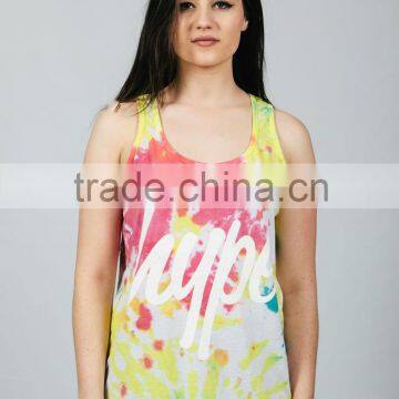 Ladies printed tank top