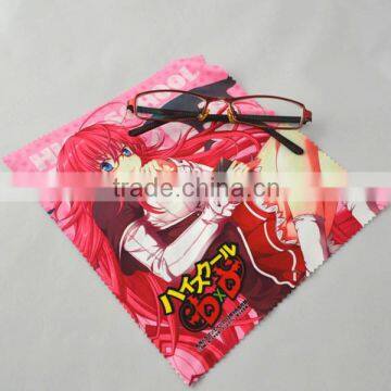 Japanese cartoon beauty printed eye glasses cleaning cloth