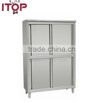 Free Standing Kitchen Storage Cabinet With Sliding Door photo-2